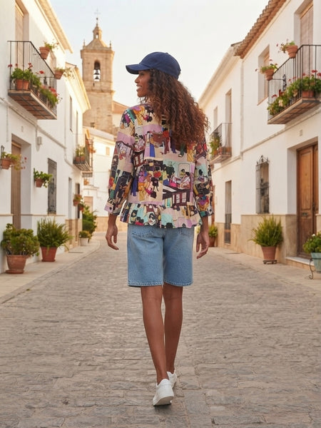 Our loved ones frill shirt  [everyday clothing]