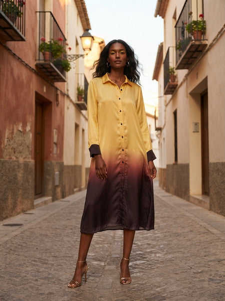 Coco-brown ( long shirt dress )