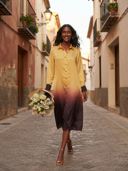Coco-brown ( long shirt dress )