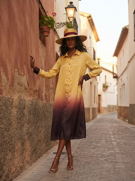 Coco-brown ( long shirt dress )
