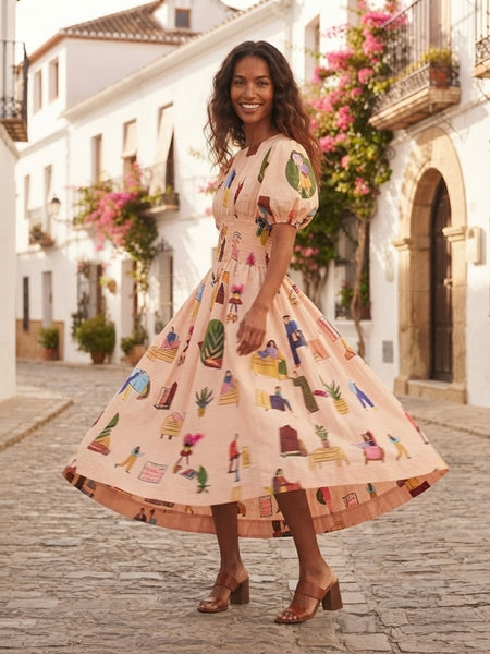 Home - calling ( long dress )