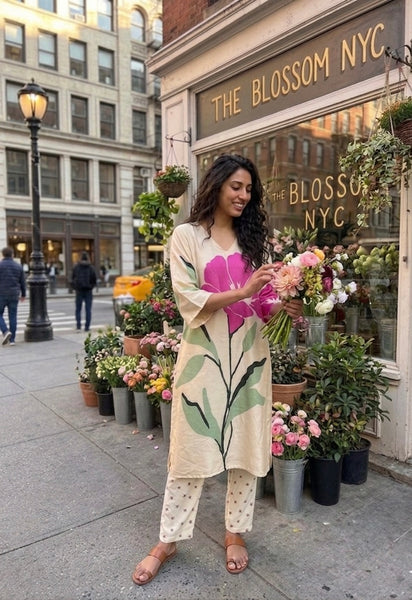 Tulip ( kurta pants set - 2 pc )