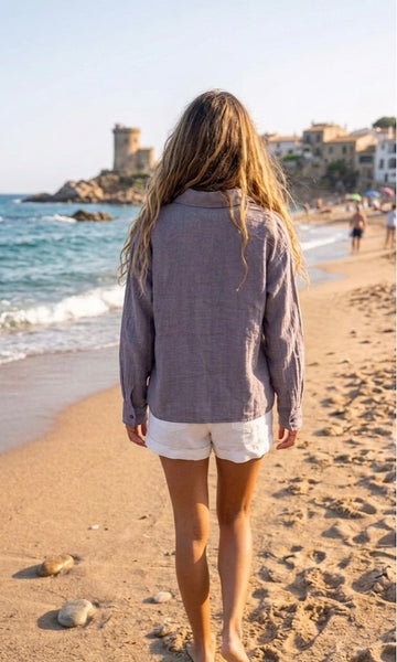 Grey ( Muslin shirt )