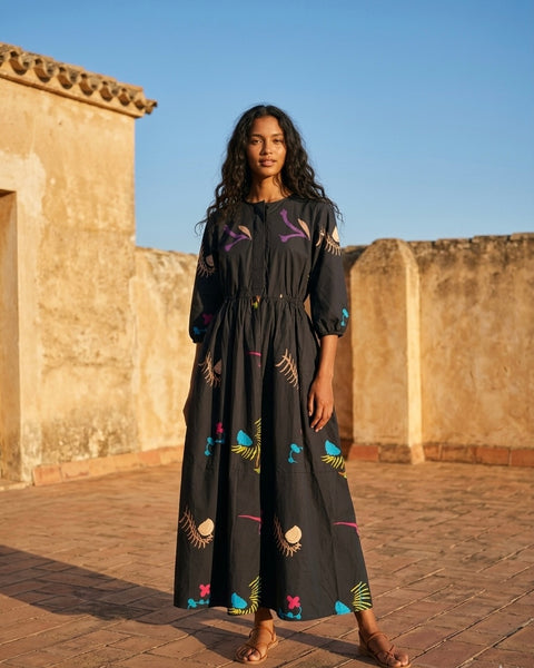 Garden in night maxi