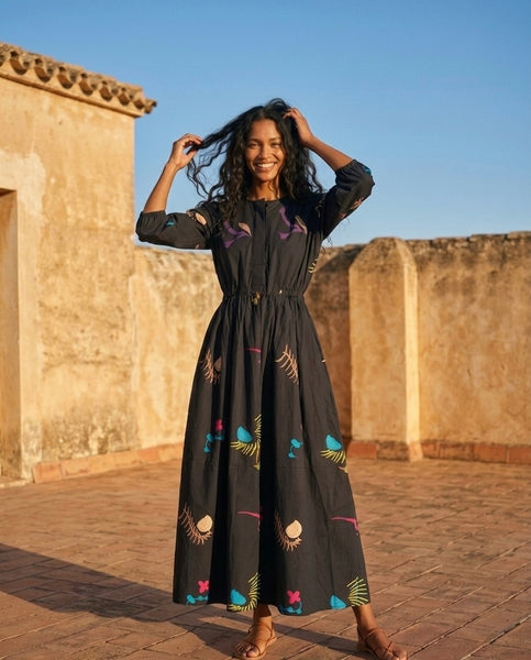 Garden in night maxi