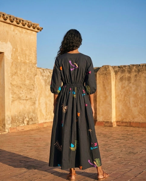 Garden in night maxi