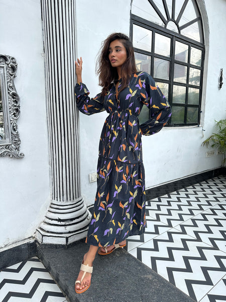 Vivid floral ( maxi )