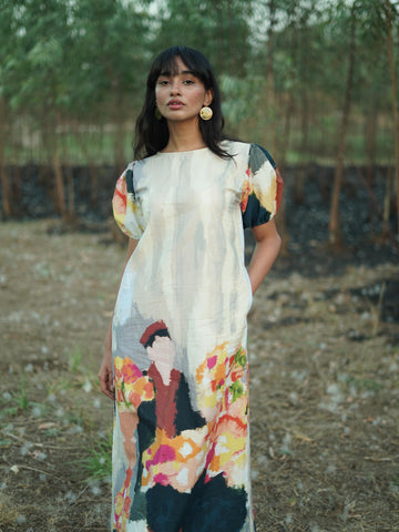Man with flower ( long dress )