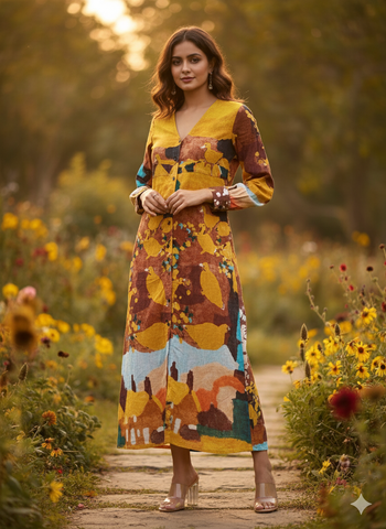 Ducks in my garden ( dress )