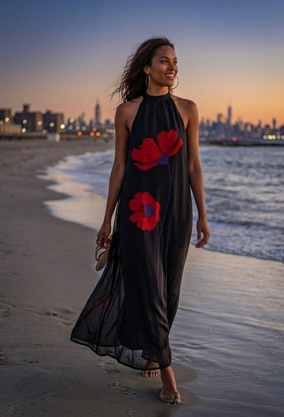 Black boom  ( backless dress )