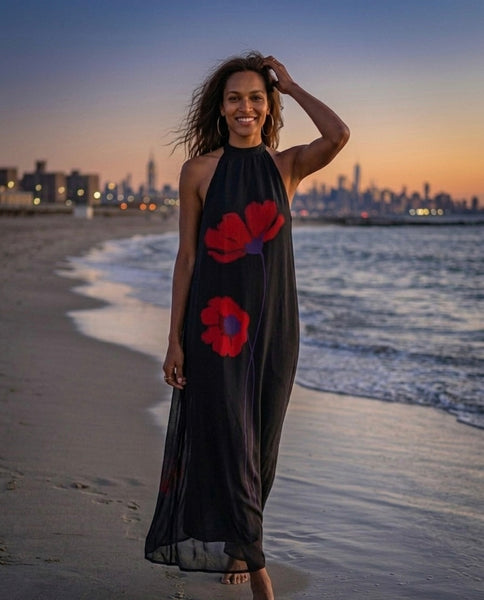 Black boom  ( backless dress )