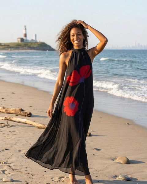 Black boom  ( backless dress )