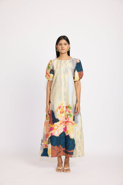 Man with flower ( long dress )