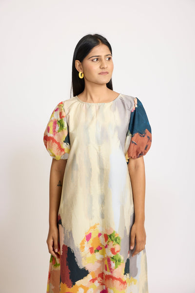Man with flower ( long dress )