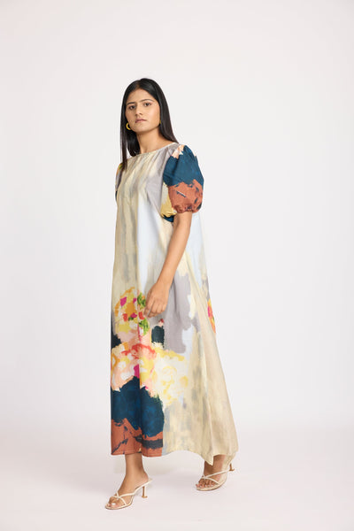 Man with flower ( long dress )