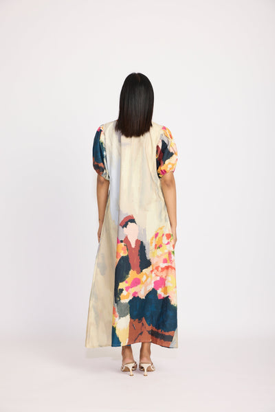 Man with flower ( long dress )