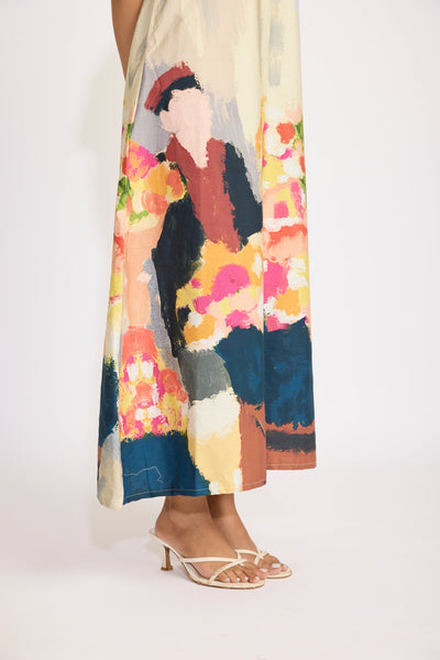 Man with flower ( long dress )