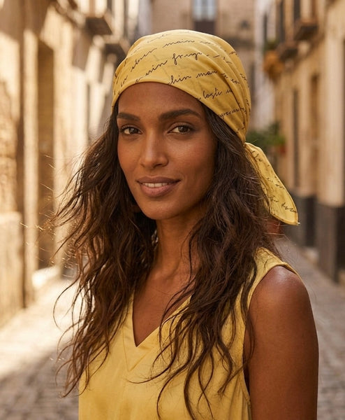 Coco-brown ( dress with scarf  )