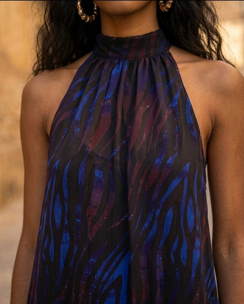 Lady zebra  ( backless dress )
