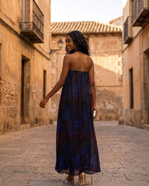 Lady zebra  ( backless dress )