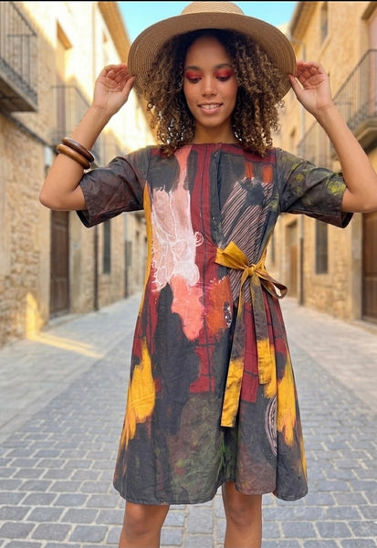 Wild romance ( front tie dress )
