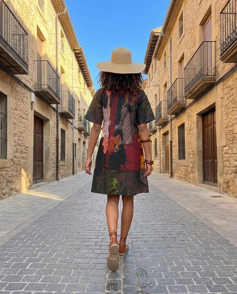 Wild romance ( front tie dress )
