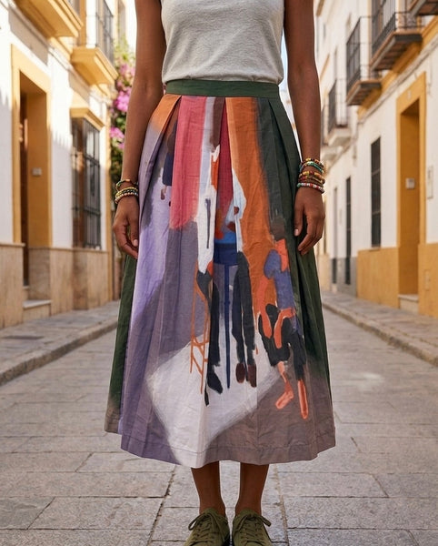 People o ppl ( box pleated skirt  )