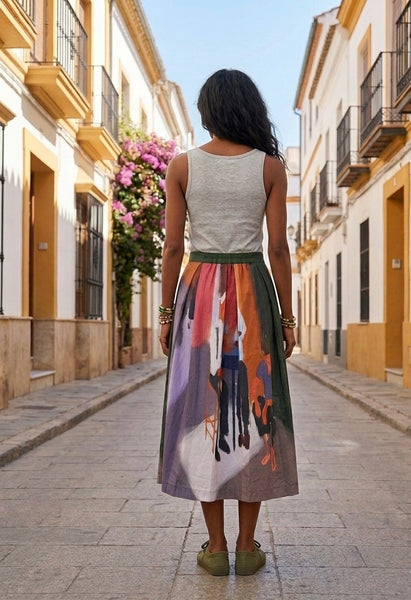 People o ppl ( box pleated skirt  )