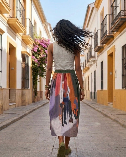 People o ppl ( box pleated skirt  )