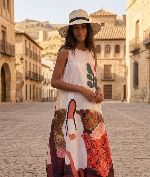 Me & my portrait ( balloon long dress )