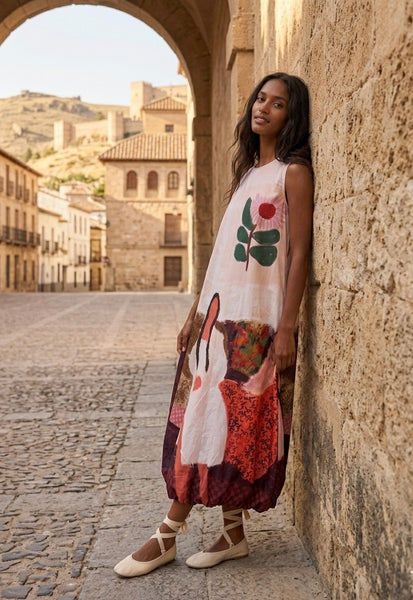 Me & my portrait ( balloon long dress )