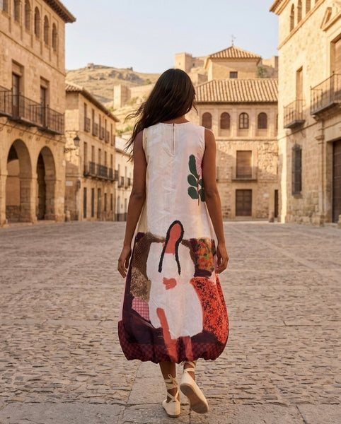 Me & my portrait ( balloon long dress )