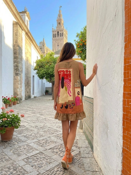 Painting my world  ( frill dress )