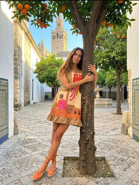 Painting my world  ( frill dress )