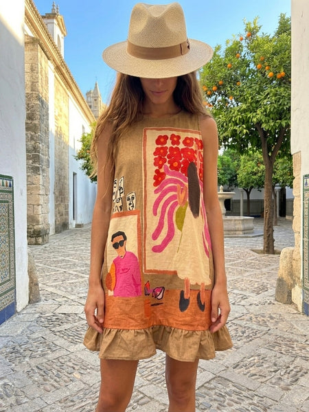 Painting my world  ( frill dress )