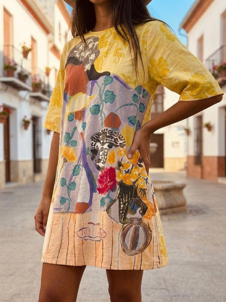Floral drama ( dress )