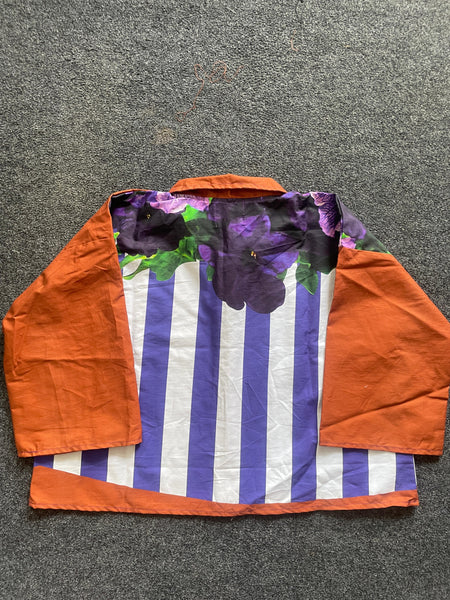 Jolly pot (print 2) crop shirt