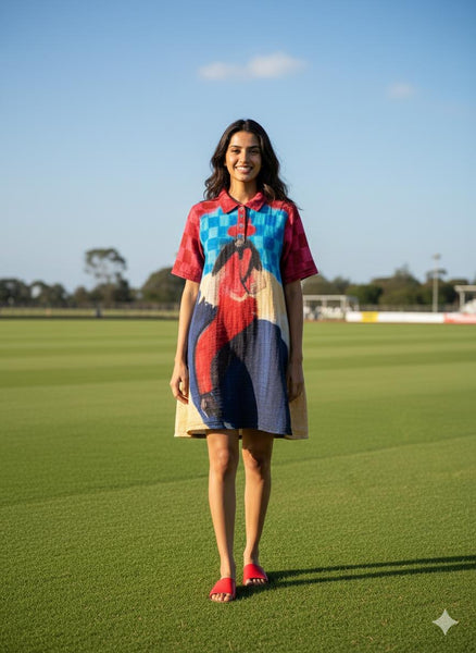 Riding my horse  [ shirt dress]