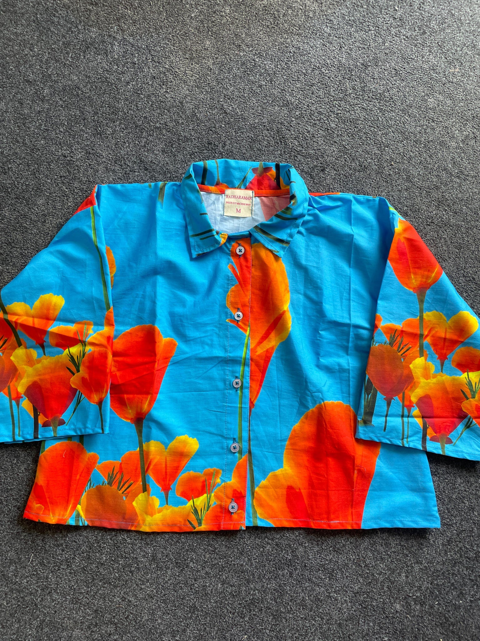 Day lily crop shirt