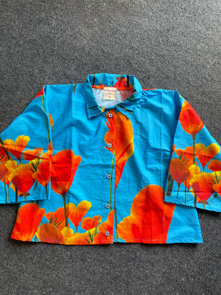 Day lily crop shirt