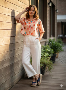 Busy city ( crop shirt )