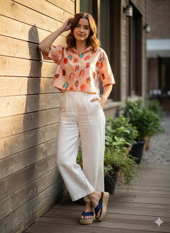 Busy city ( crop shirt )