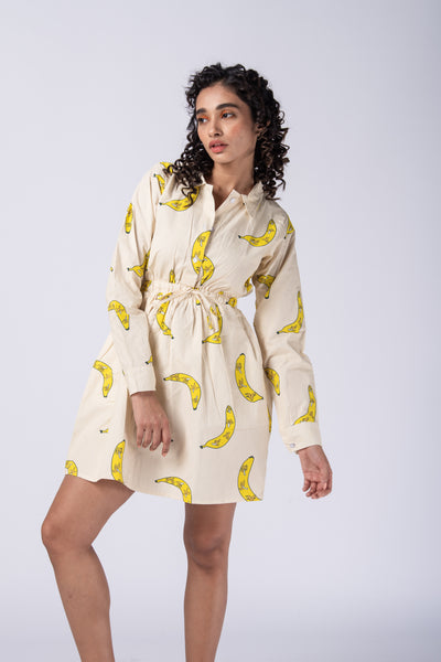 Banana short dress